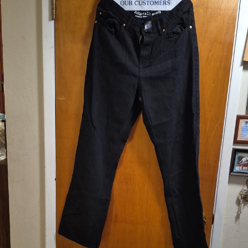 Men's Black Straight Jeans - Lee Modern Fit
